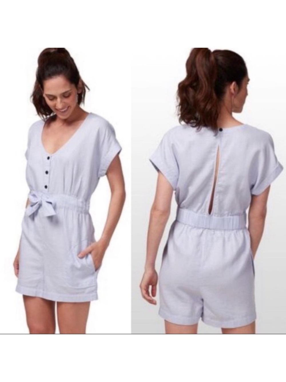 Patagonia Organic Cotton Gauze Romper Small